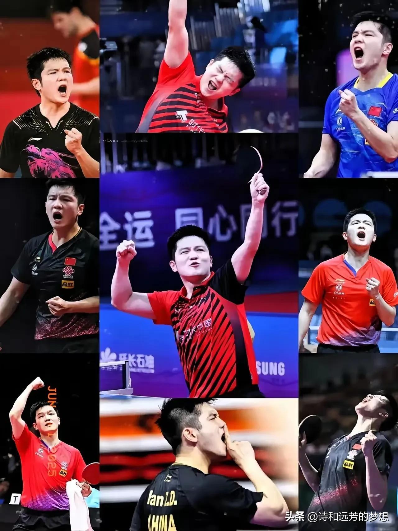 法国乒乓球队碾压韩国乒乓球队，许昕统治全场